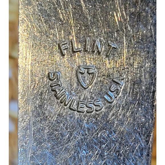 Vintage 1960s Ekco Flint Arrowhead Harvest Wheat Stainless Utensils Fork Ladle - Picture 8 of 8